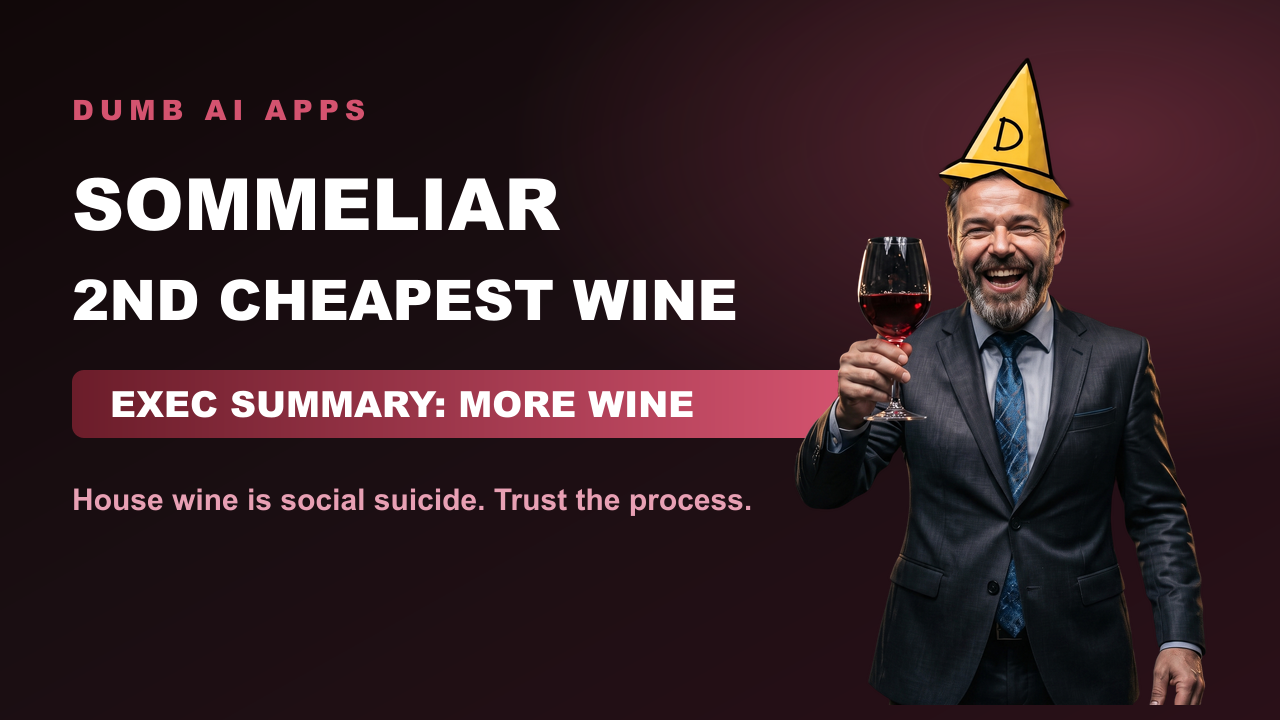SommeLiar: 2nd Cheapest Wine preview